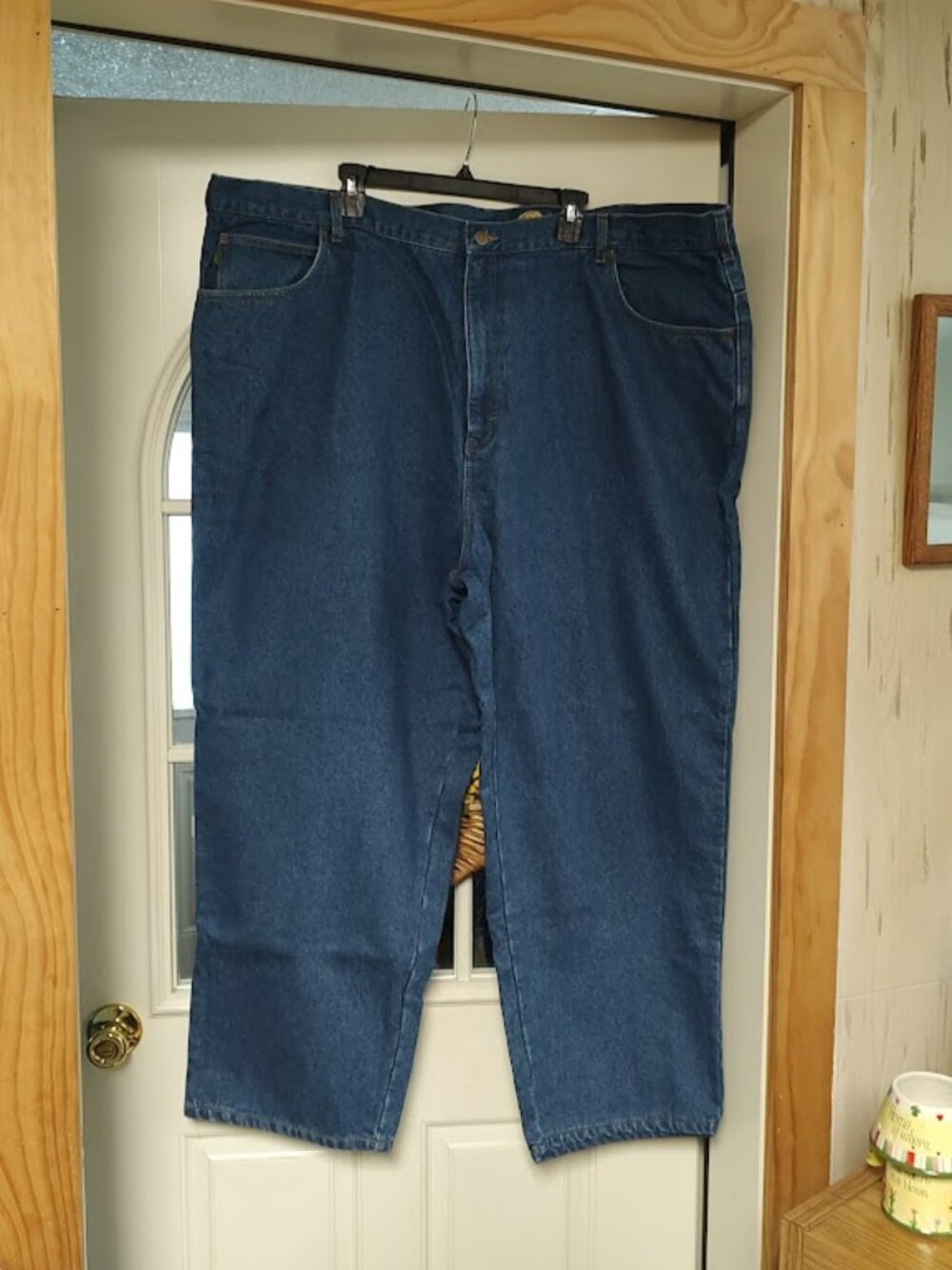 New Cabelas Fleece Lined Jeans Size Men's 52/29 Short